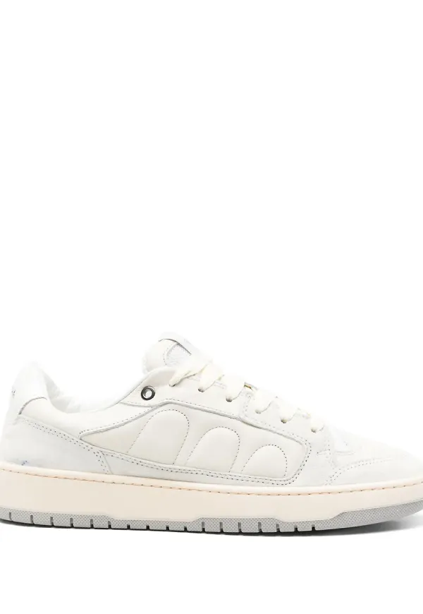 SANTHA sneakers med panel - Neutral