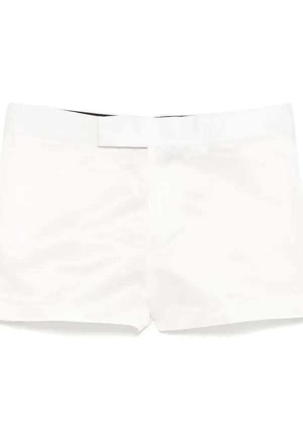 SAPIO shorts i satin - Vit