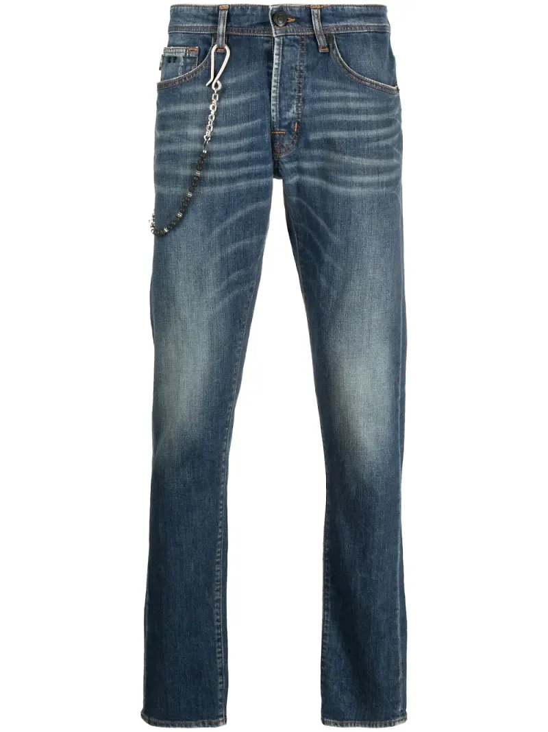 Sartoria Tramarossa slim fit-jeans från 1980 - Blå