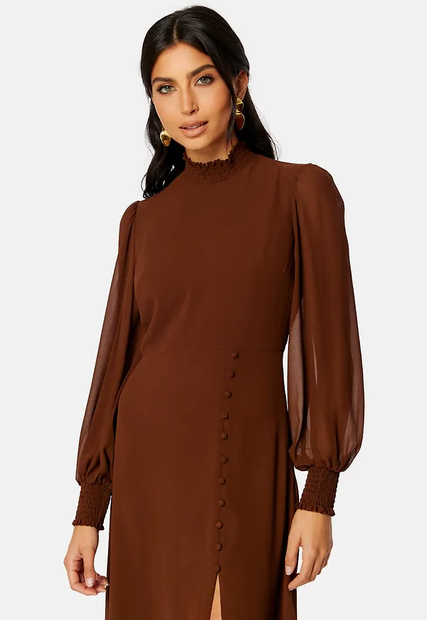 Sasha High Neck Midi Dress