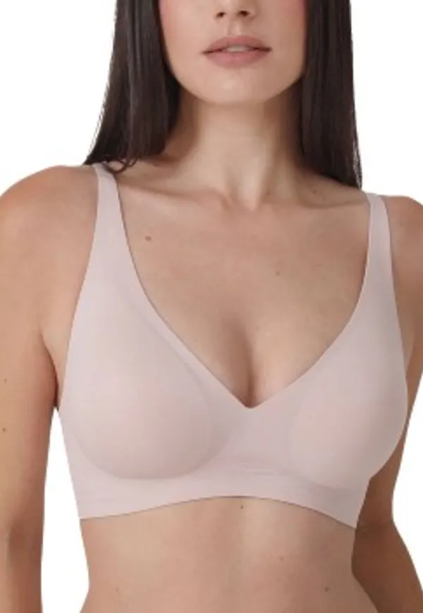 sassa BH Bonded Micro Soft Bra Beige Large Dam