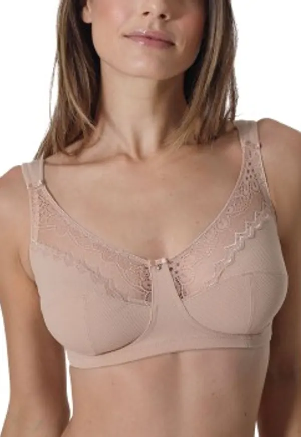 sassa BH Impressive Jacquard Classic Soft Bra Beige D 110 Dam