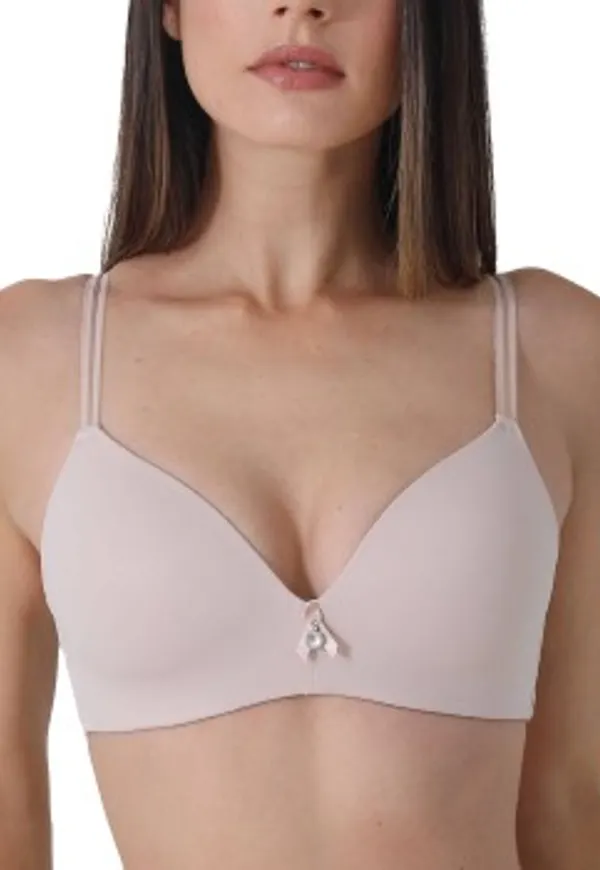 sassa BH Sparkling Light Padded Soft Bra Beige C 80 Dam