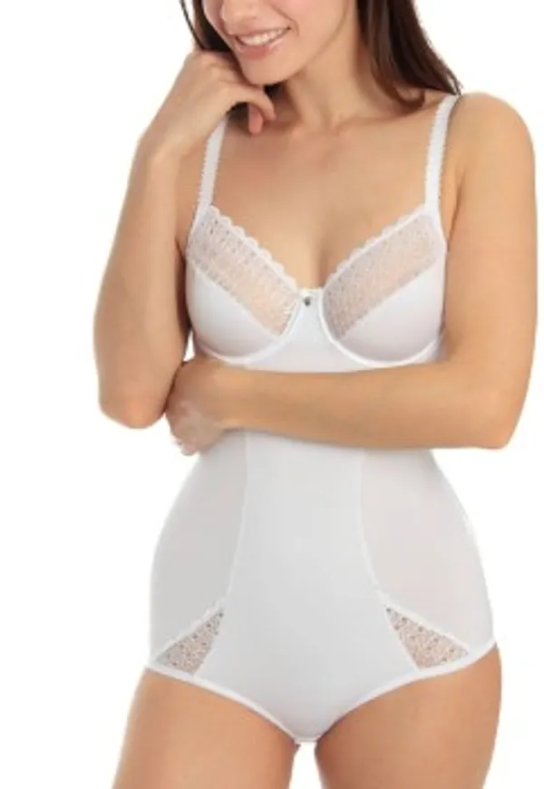 Sassa Bodysuit Lovely Secret Vit polyamid D 80 Dam
