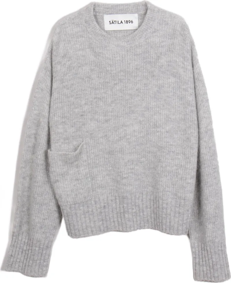 Sätila Women's Sunset Sweater Light Grey Melange