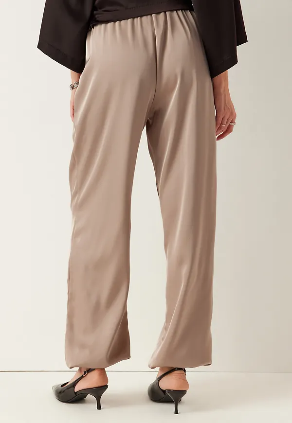 Satin Balloon Trousers