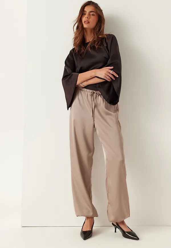 Satin Balloon Trousers