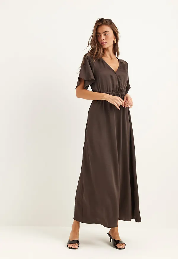 Satin Maxi Dress