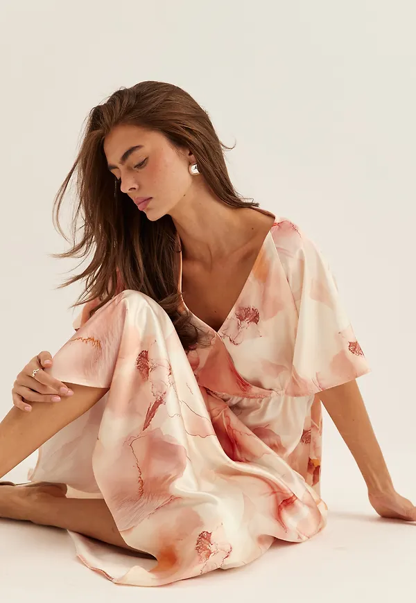 Satin Maxi Dress
