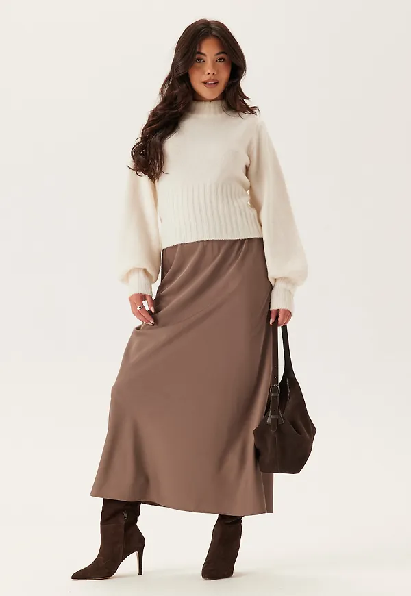 Satin Midaxi Skirt