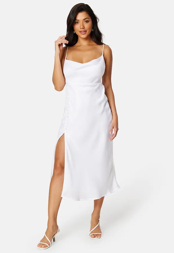 Satin Midi Wedding Gown
