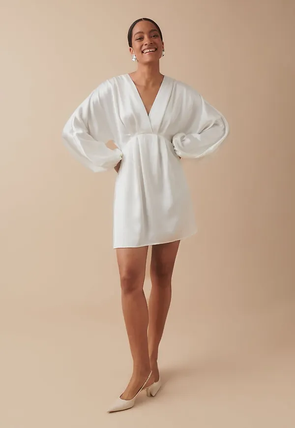 Satin mini dress