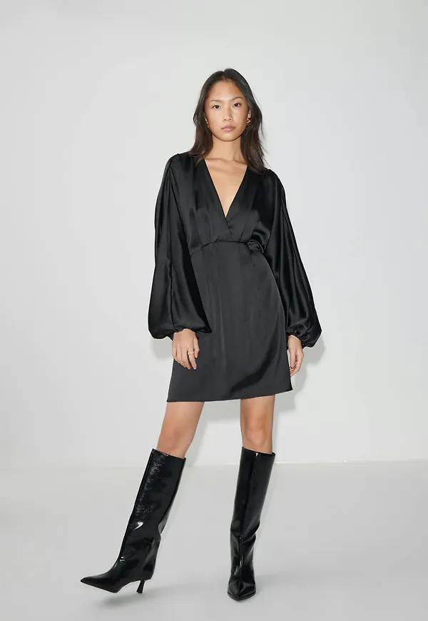 Satin mini dress