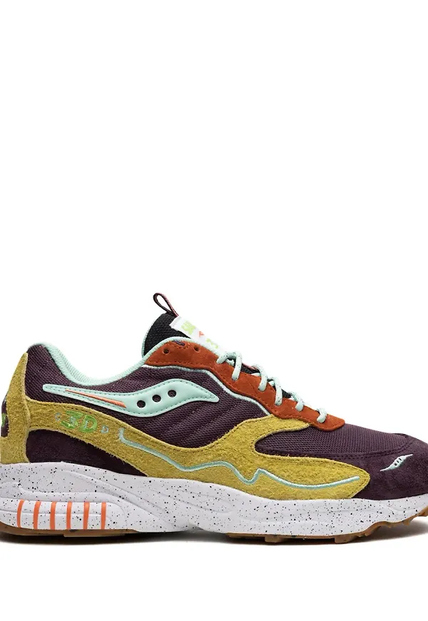 Saucony 3D Grid Hurricane låga sneakers - Brun