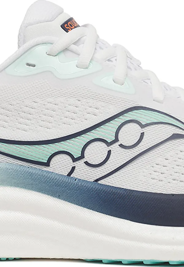 Saucony Women's Triumph 23 White/navy