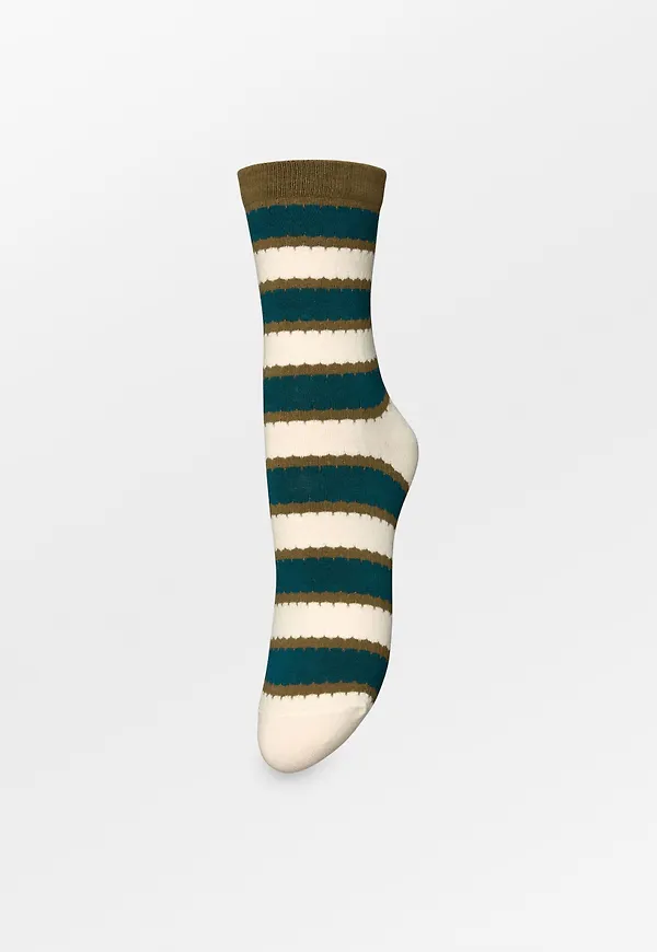 Scallopia Cotta Sock