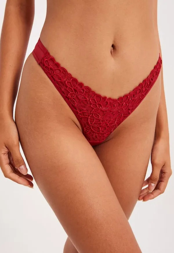 Scandale éco-lingerie - Trosor - Red - Le String Sublime - Underkläder - Panties