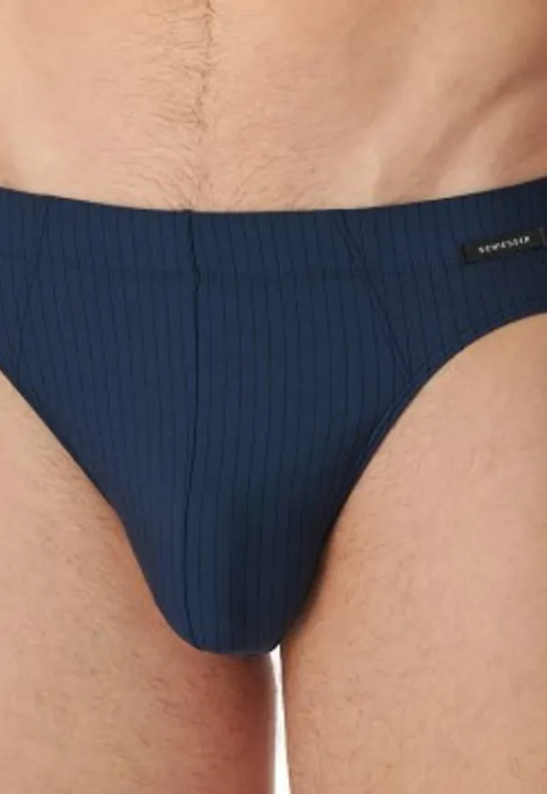Schiesser Kalsonger Pure Micro Rio Briefs Mörkblå Medium Herr
