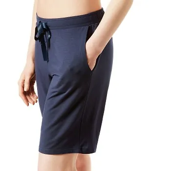 Schiesser Mix and Relax Bermuda Shorts Blå modal X-Small Dam