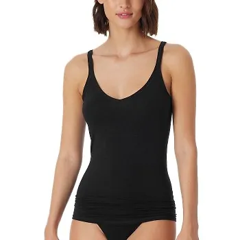 Schiesser Personal Fit Spaghetti Top Svart Small Dam