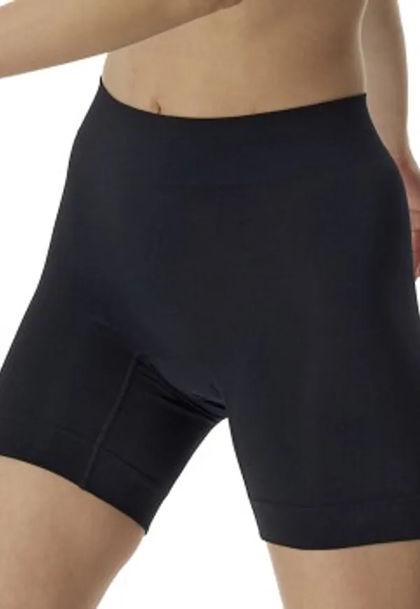 Schiesser Women Biker Shorts Svart polyamid Small Dam