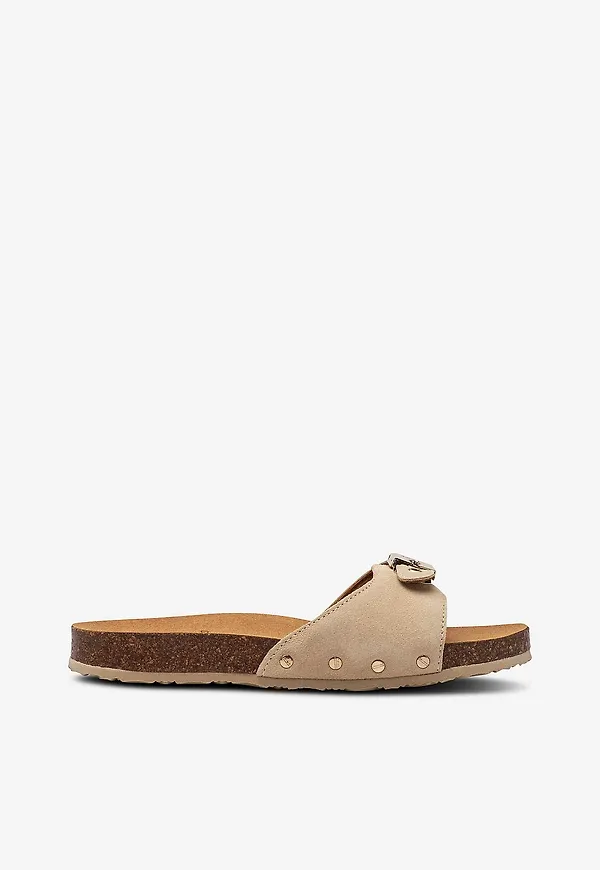 Scholl Iconic - Sandaler SL Pescura Margot Suede - Beige