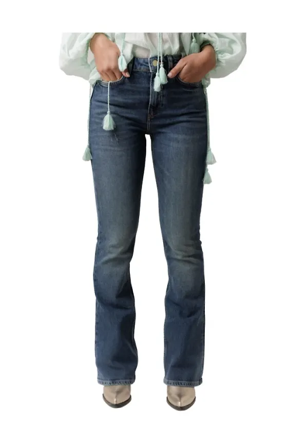 Scotch & Soda Wide Jeans Blå, Dam