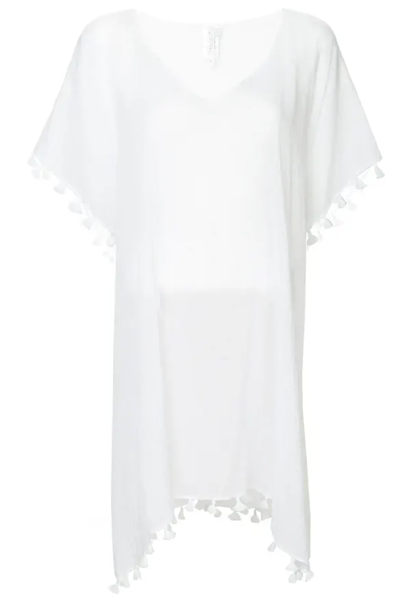 Seafolly Amnesia kaftan - Vit