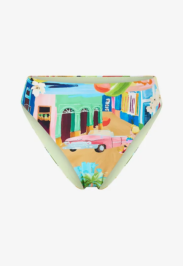 Seafolly - Bikinitrosa High Rise Pant - Flerfärgad