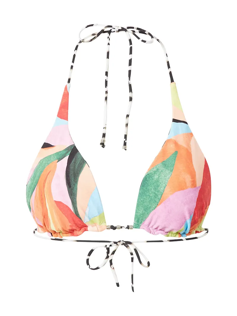 Seafolly Bikiniöverdel grön / orange / ljusrosa / svart