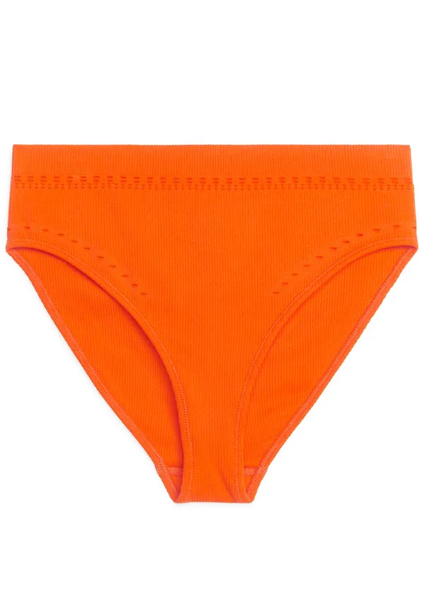 Seamless Bikini Briefs - Orange