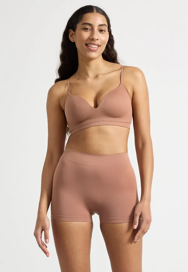 Seamless boxer trosa high waist