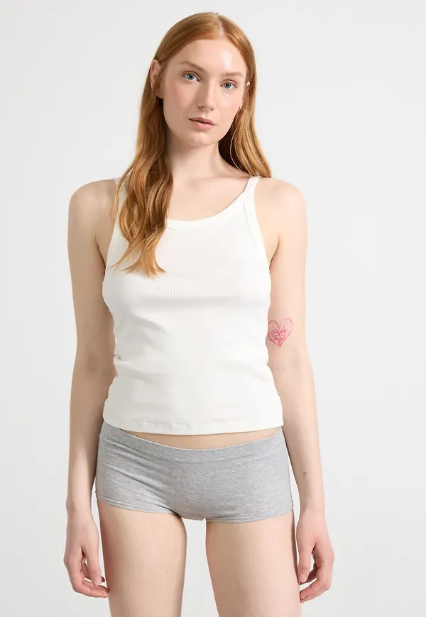 Seamless boxertrosor med normalhög midja