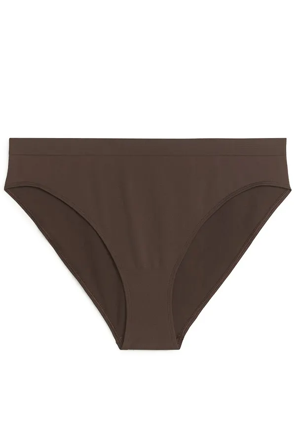 Seamless Briefs - Brown