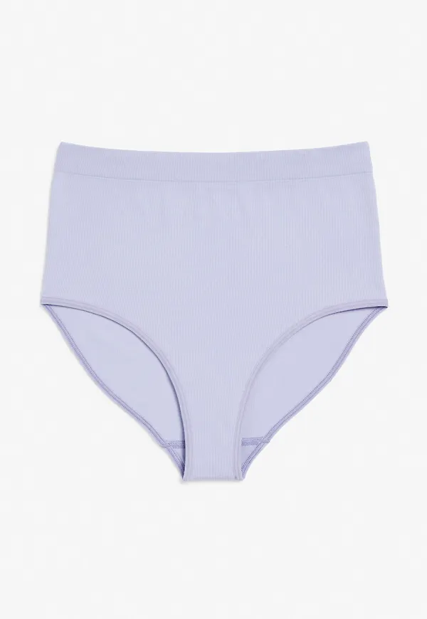 Seamless high-waist briefs - Purple