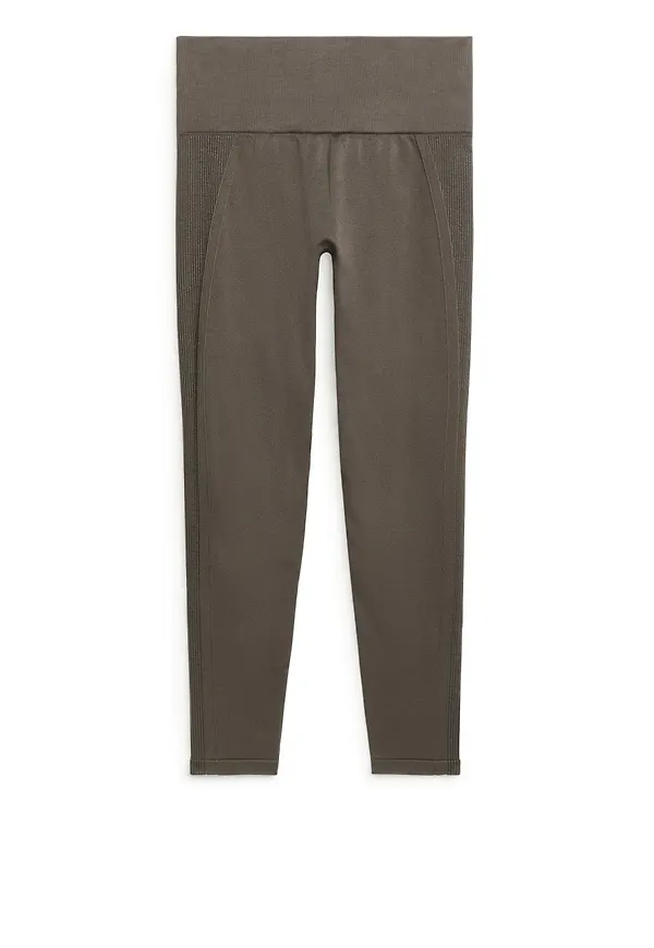 Seamless Performance Tights - Beige