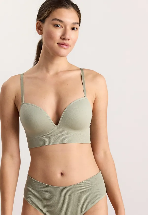 Seamless push-up bh