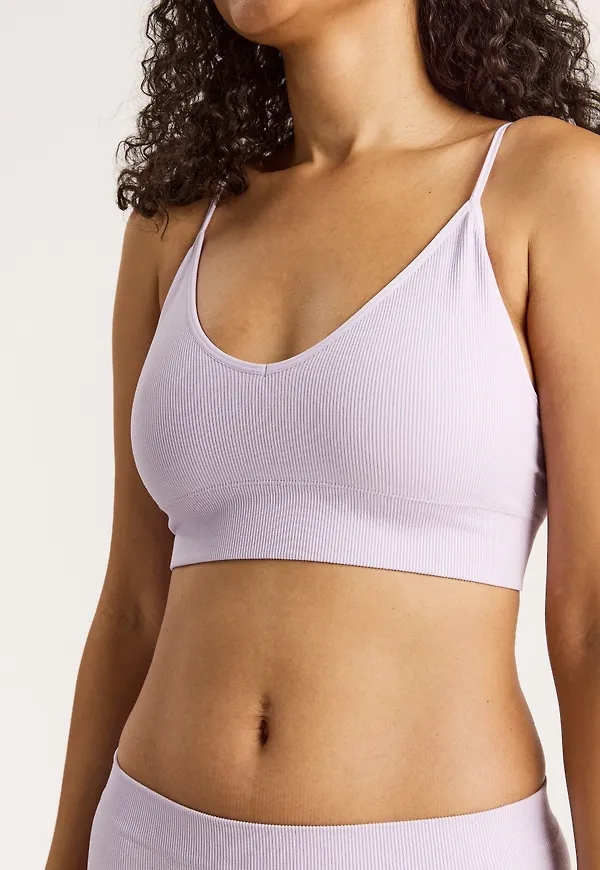 Seamless ribbad soft bh