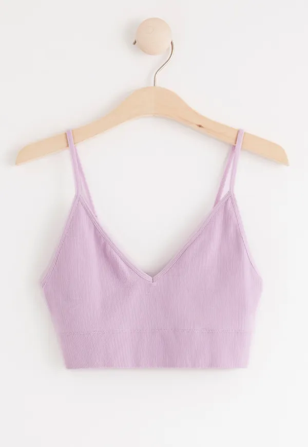 Seamless ribbad soft bh