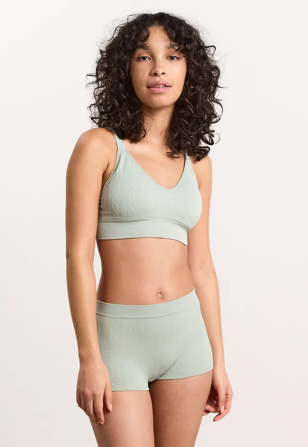 Seamless soft bh med mönster