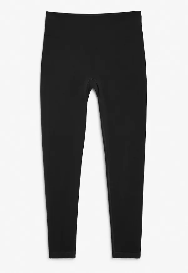 Seamless sports leggings - Black