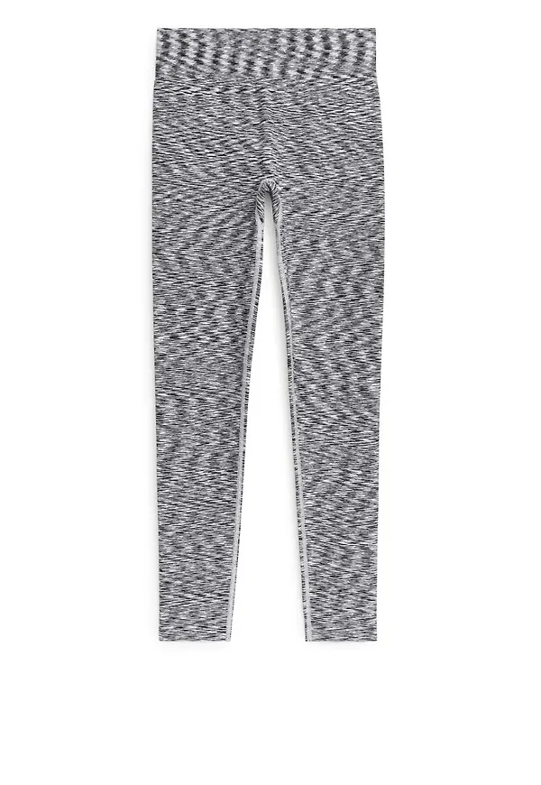 Seamless Yoga Tights - White