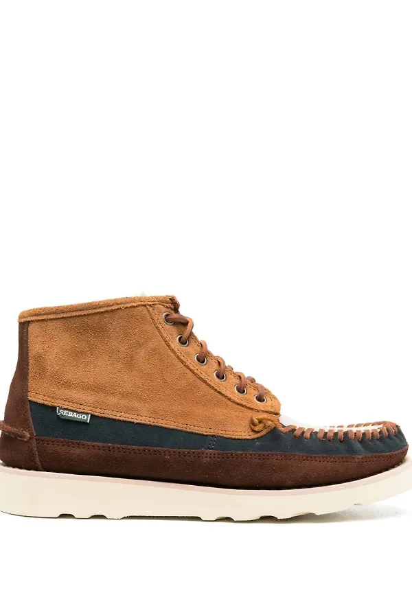 Sebago Cayuga sneakers med färgblock - Brun