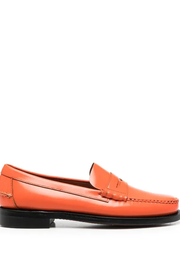 Sebago Dan läderloafers - Orange