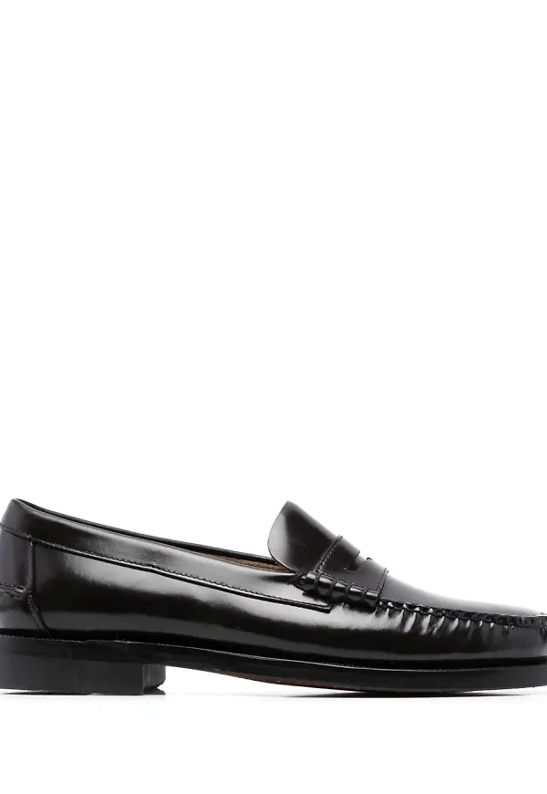 Sebago klassiska slip on-loafers - Brun