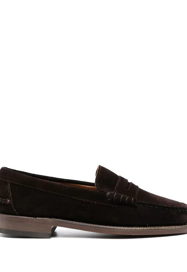 Sebago loafers med rundad tå - Brun