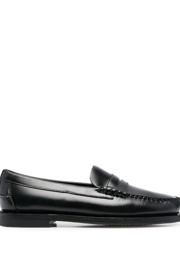 Sebago loafers med rundad tå - Svart