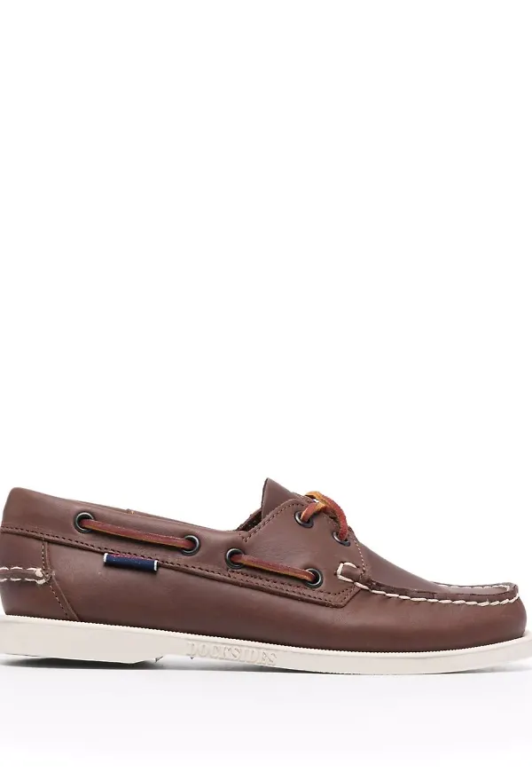 Sebago loafers med snörning - Brun