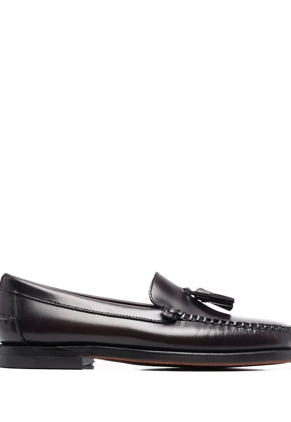 Sebago loafers med tofsdetalj - Röd