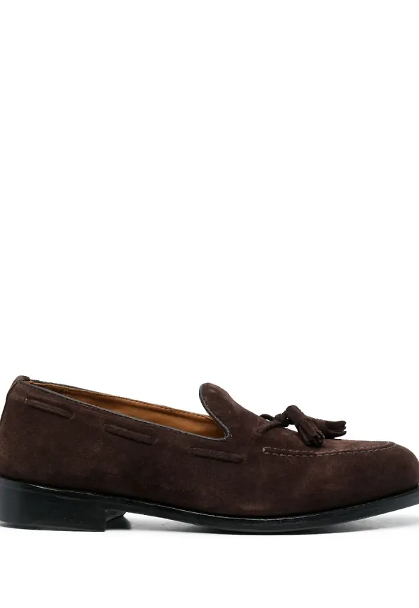 Sebago loafers med tofsdetalj - Brun
